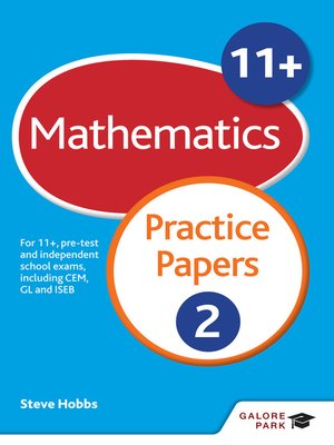 cover image of 11+ Maths Practice Papers 2